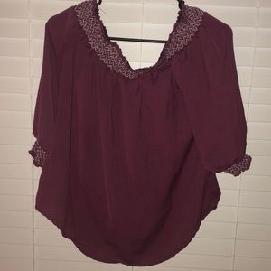 off the shoulder top